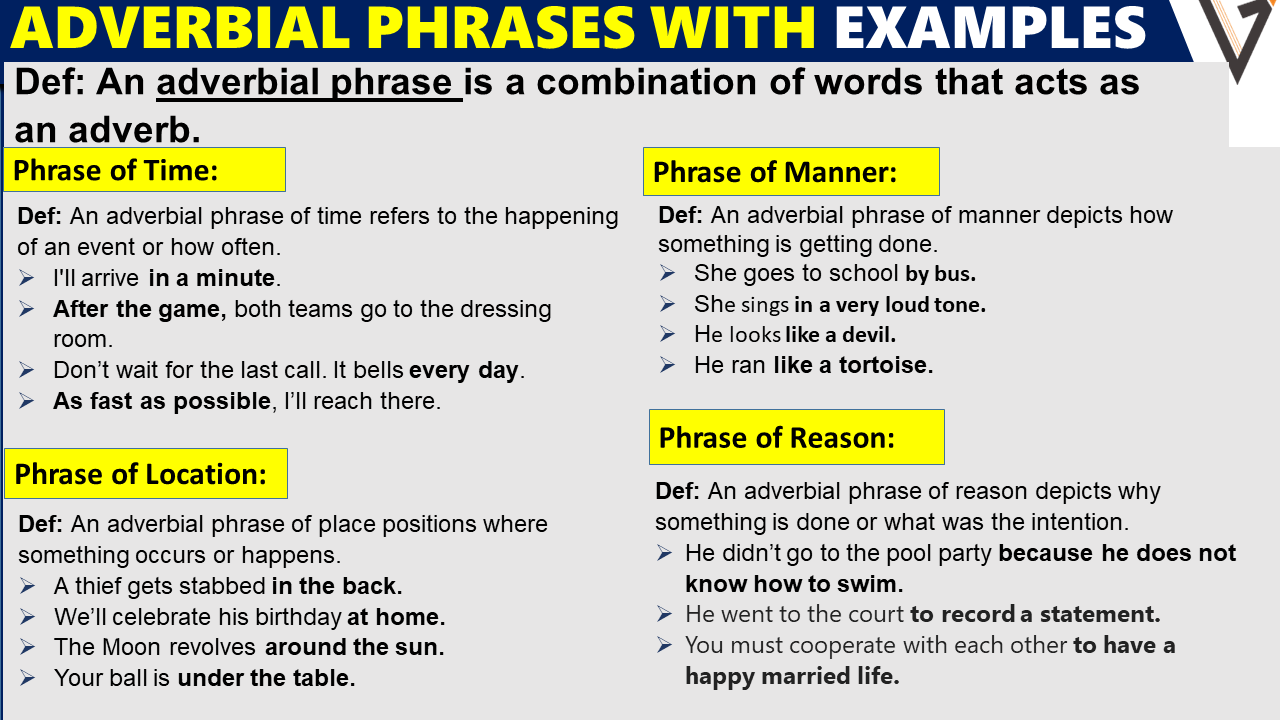 What Is The Meaning Of Adverbial Phrase