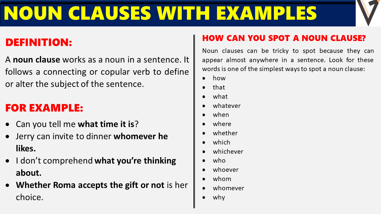 Identify Clauses Examples